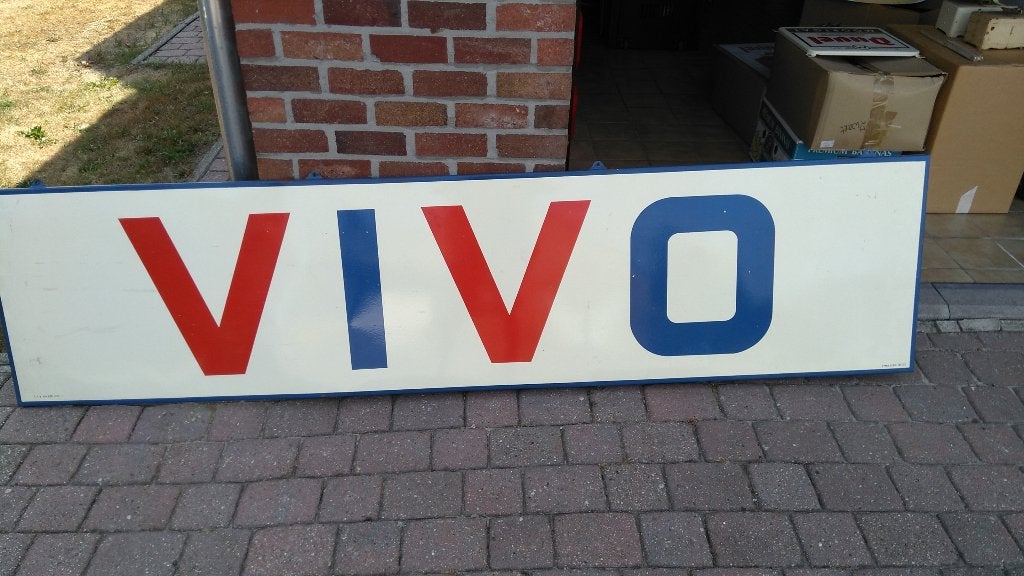 Emaille bord vivo, Antiek en Kunst, Ophalen