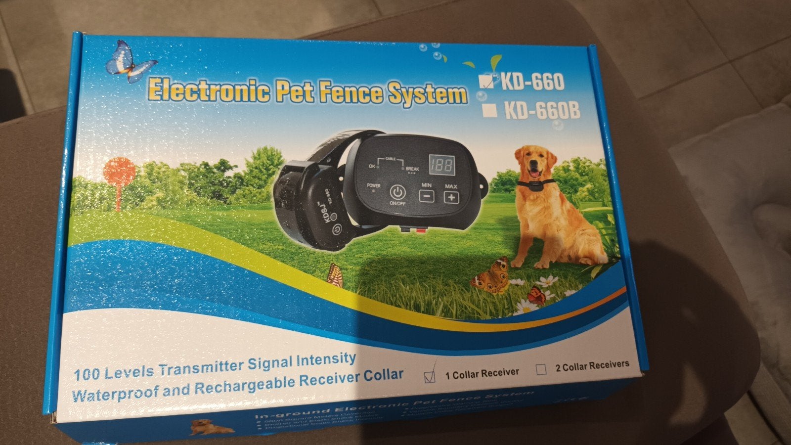 Electrische omheining voor honden,antivlucht halsband, Dieren en Toebehoren, Hondenhalsbanden en Penningen, Ophalen