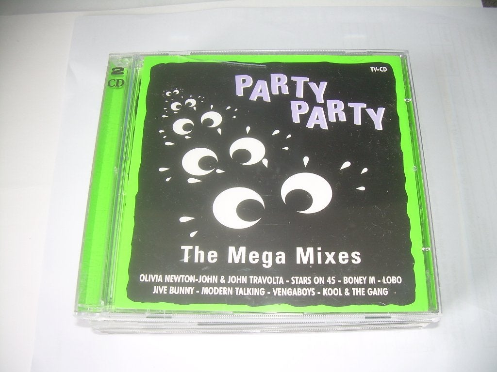 2 CD S - PARTY PARTY - THE MEGA MIXES, Cd's en Dvd's, Ophalen of Verzenden, Zo goed als nieuw, Eerste persing, Verzamelalbum