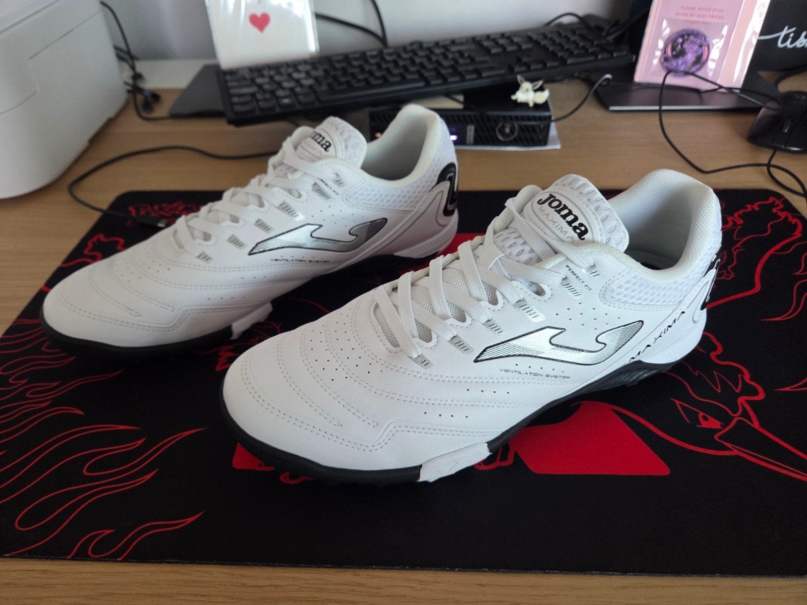 Chaussures de football Joma Maxima TF blanc/noir, Enlèvement ou Envoi, Neuf, Chaussures