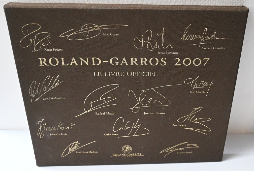 Roland Garros 2007. Prachtig boek met handtekeningen, Boeken, Sportboeken, Zo goed als nieuw, Balsport, Verzenden