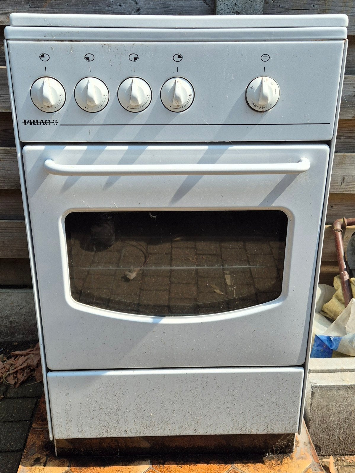 oven + gasvuur, Elektronische apparatuur, Fornuizen, Ophalen, Gebruikt, 4 kookzones, Gas