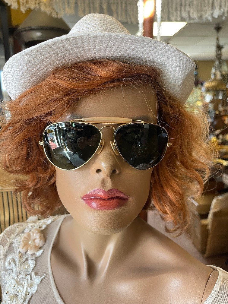 Vintage B&L Ray-Ban Aviator Outdoorsman 58mm zonnebril O7, Enlèvement ou Envoi, Autres couleurs, Utilisé, Ray-Ban