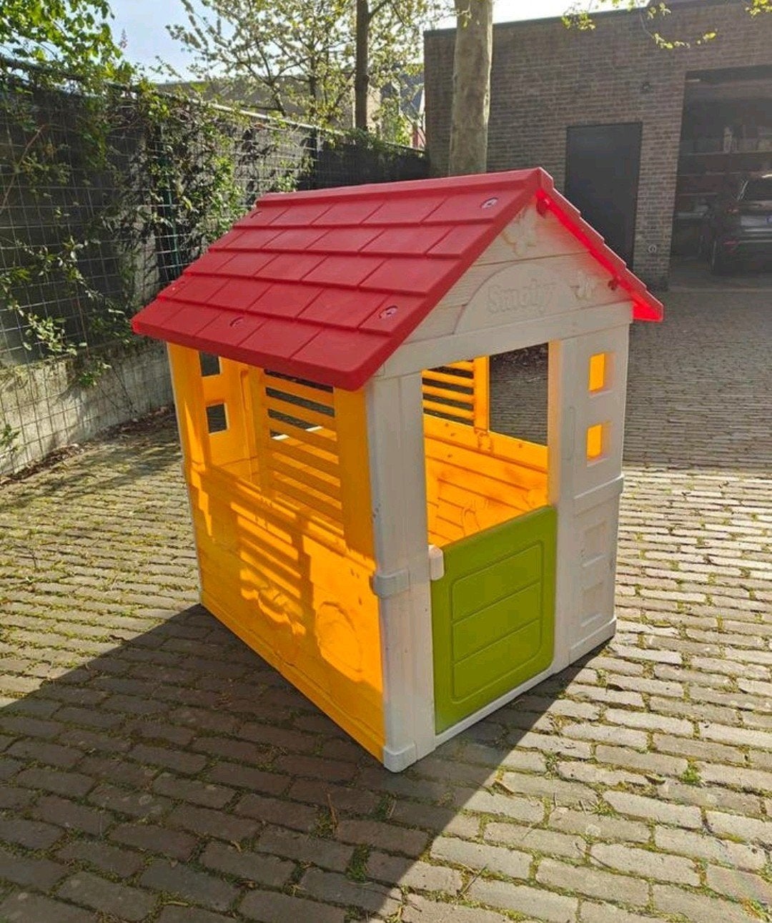 Smoby speelhuisje, Ophalen