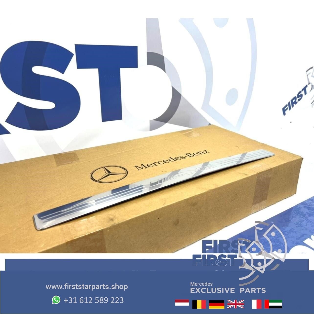 MERCEDES ORIGINELE AMG INSTAPLIJST DORPEL LIJST A B C E GLK, Utilisé, -, Gauche, -
