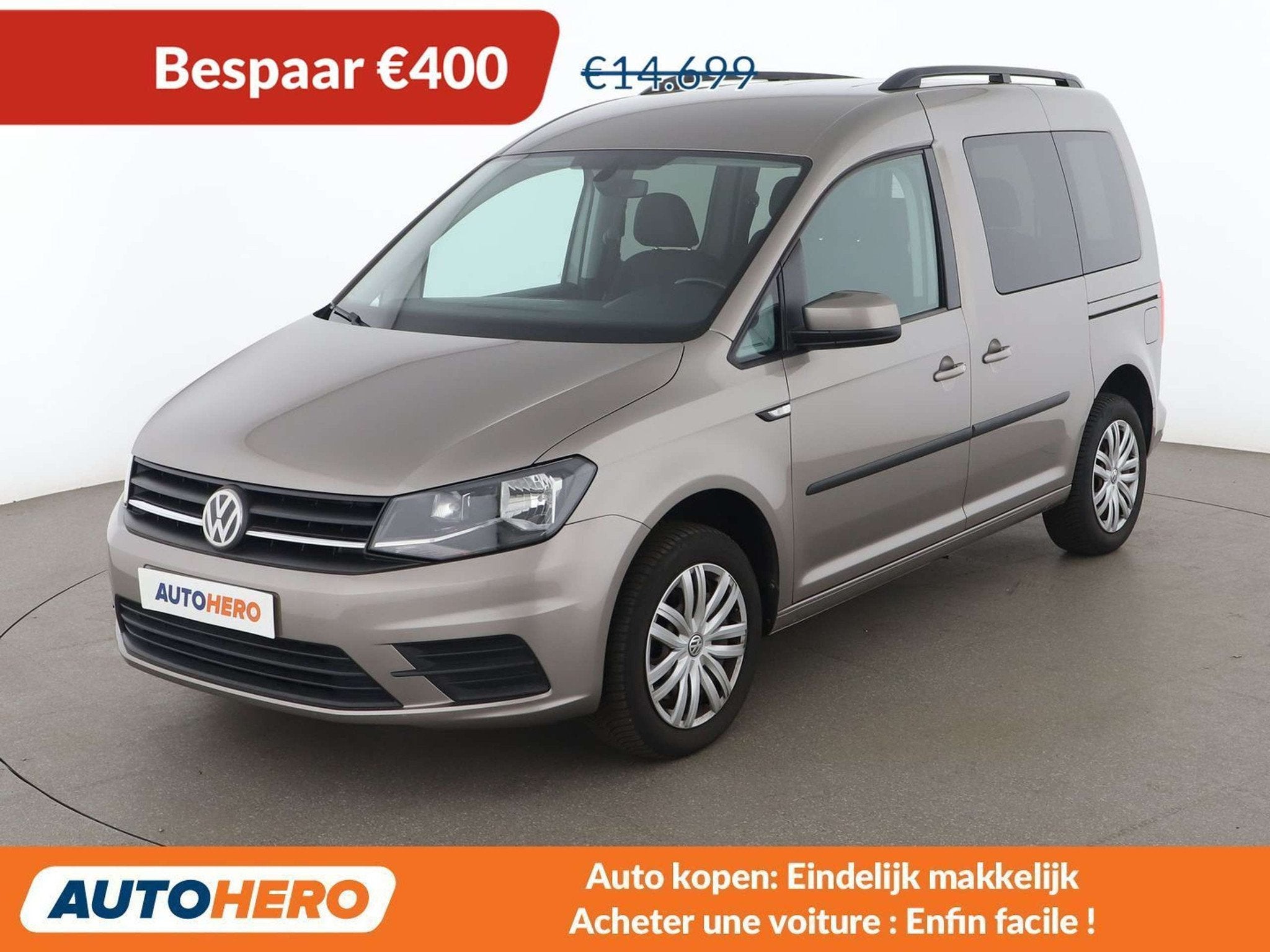 Volkswagen Caddy 1.4 TSI Trendline BlueMotion Tech, Auto's, Voorwielaandrijving, Stof, Gebruikt, USB
