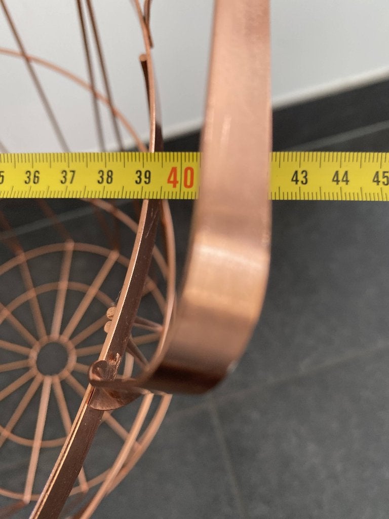 Mooie grote rosékleurige opbergmand, Huis en Inrichting, Woonaccessoires | Schalen en Manden, Ophalen
