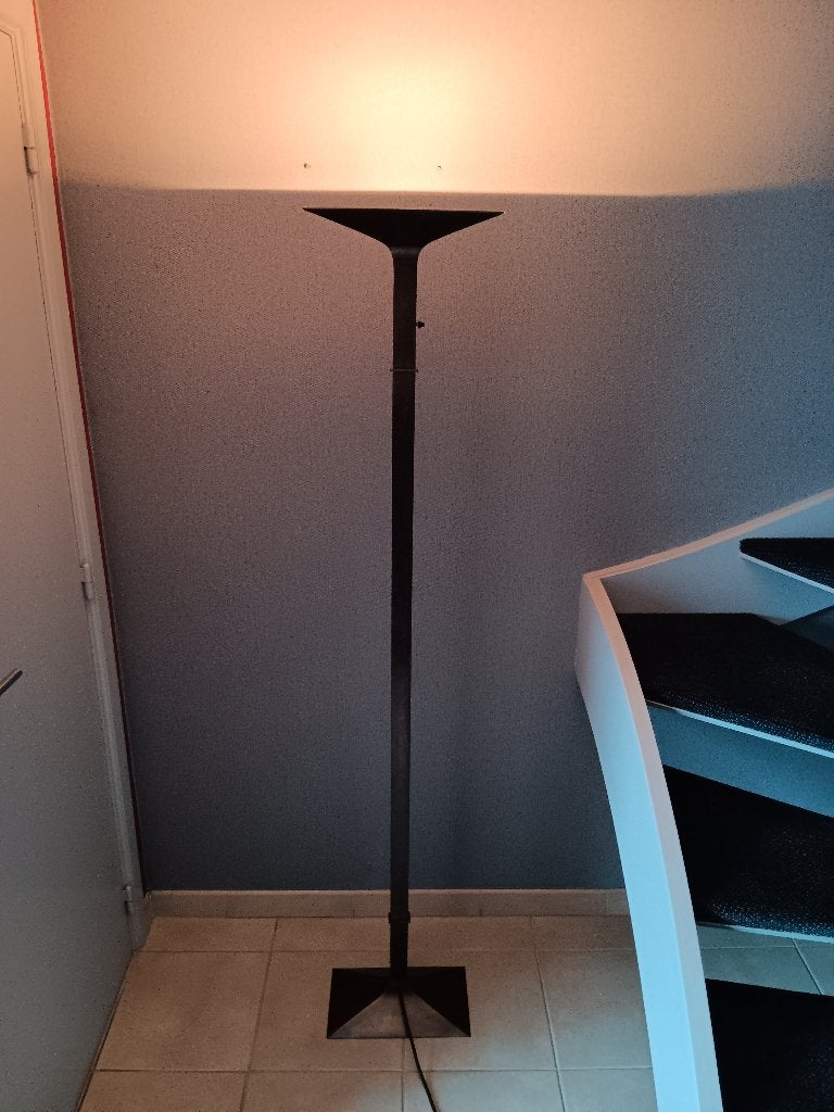 Design staanlamp bronskleur, Huis en Inrichting, Ophalen, Gebruikt, Design, Overige fittingen