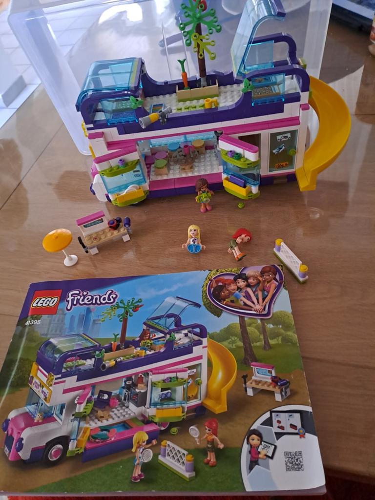 Lego friends 41395 vriendschapsbus, Ophalen of Verzenden, Zo goed als nieuw