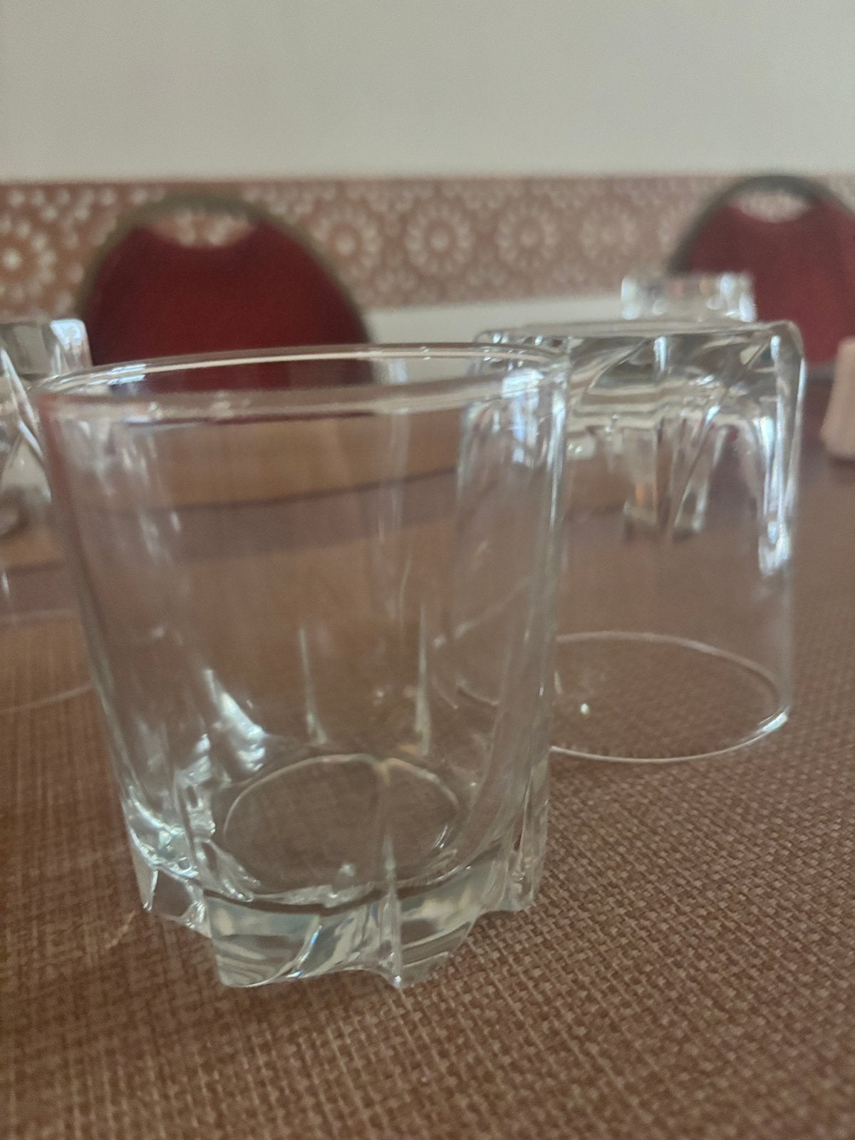 Lot de verre de table en cristal, Enlèvement, Utilisé, Verre à soda