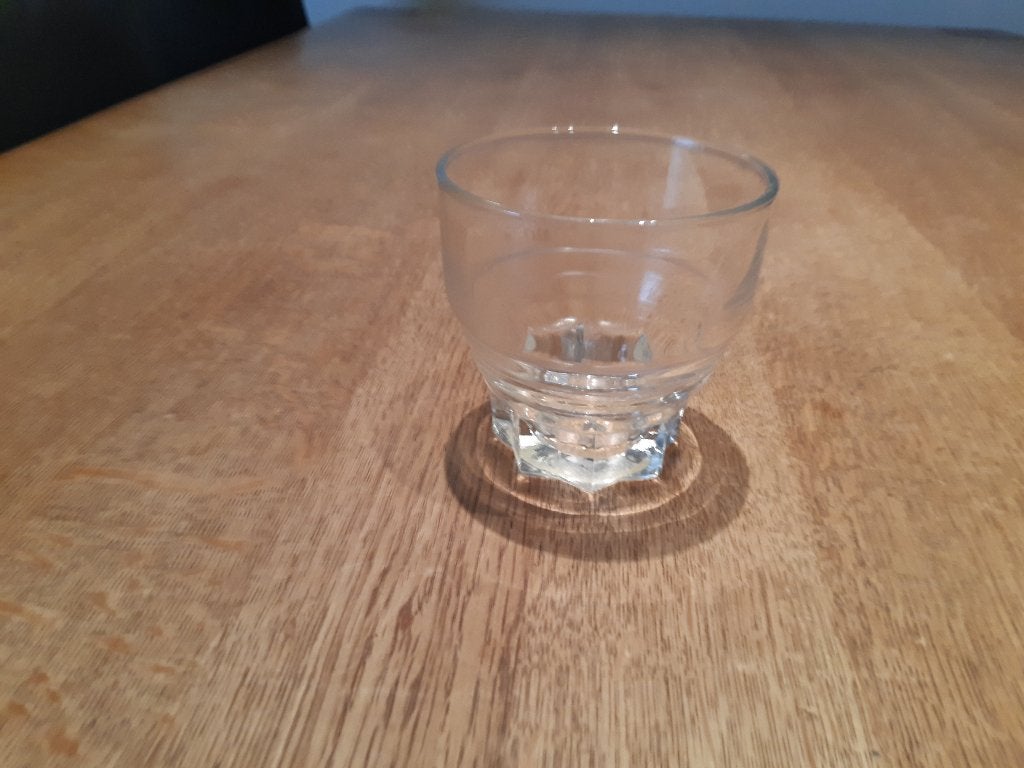 glas waterglas, Ophalen of Verzenden, Zo goed als nieuw, Glas, Glas of Glazen