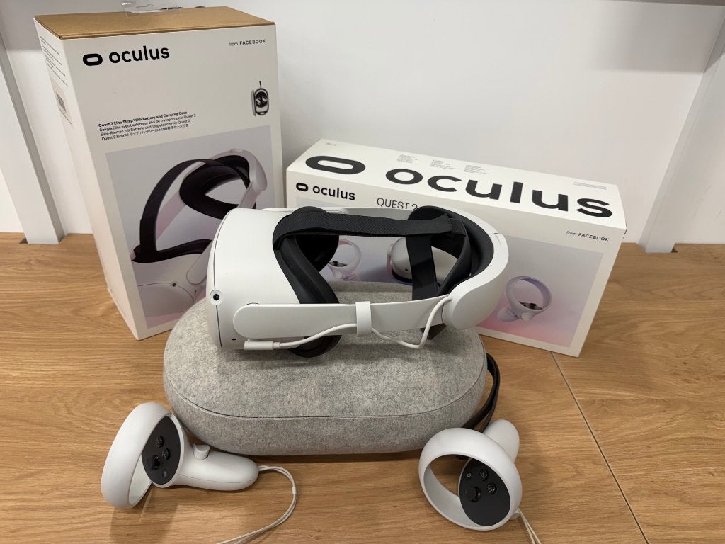 Meta/Oculus Quest 2 – 64GB, Consoles de jeu & Jeux vidéo, Virtual Reality, Enlèvement ou Envoi, Comme neuf, Lunettes VR, PC