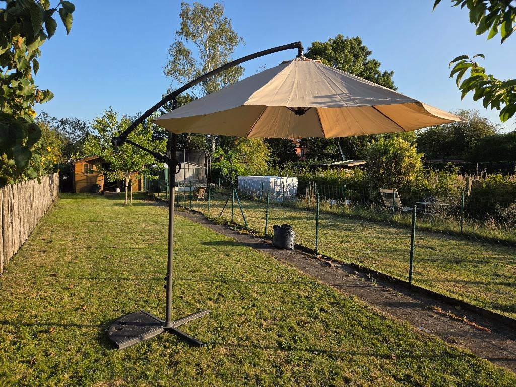 Zweefparasol, Ophalen, Zo goed als nieuw, Zweefparasol, Verstelbaar
