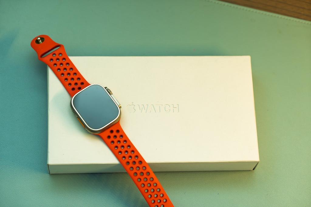 Apple watch ultra, Handtassen en Accessoires, Smartwatches, Ophalen, Gebruikt, Hoogte, Apple Watch
