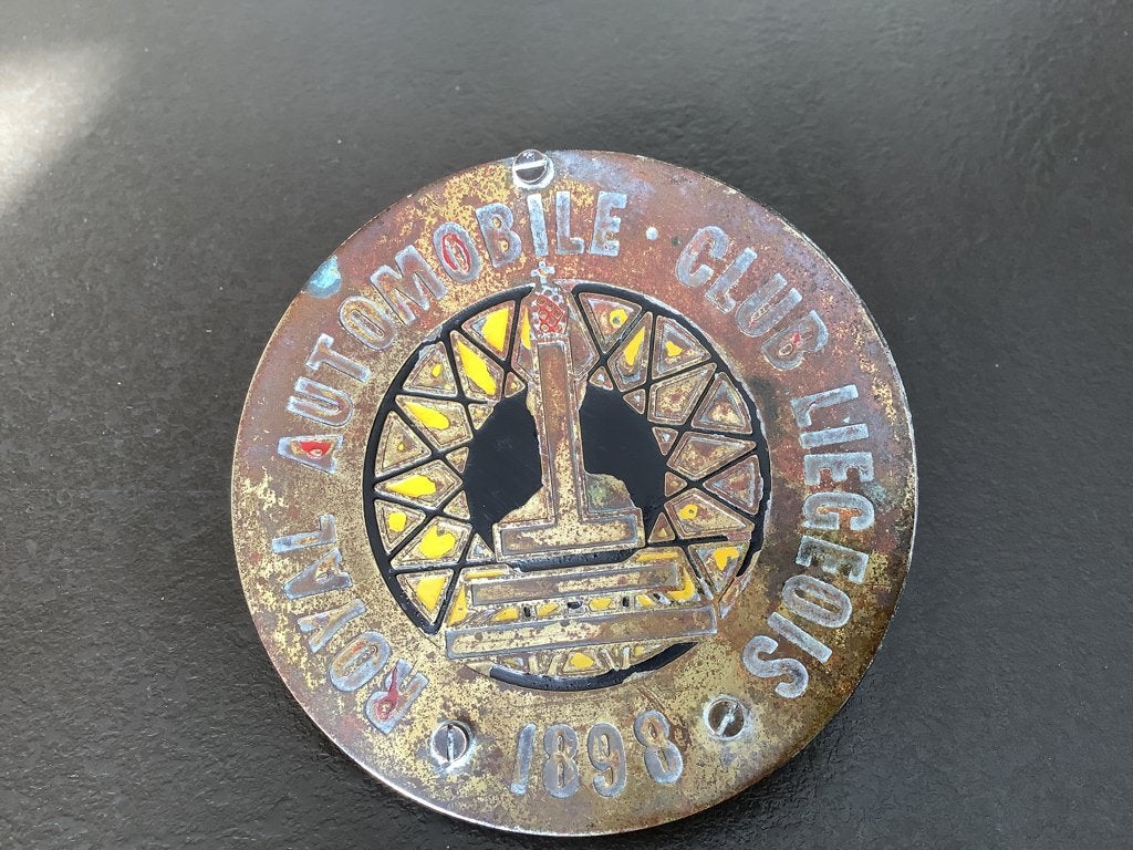 Oldtimer badge automobile club royal Liegois, Ophalen of Verzenden