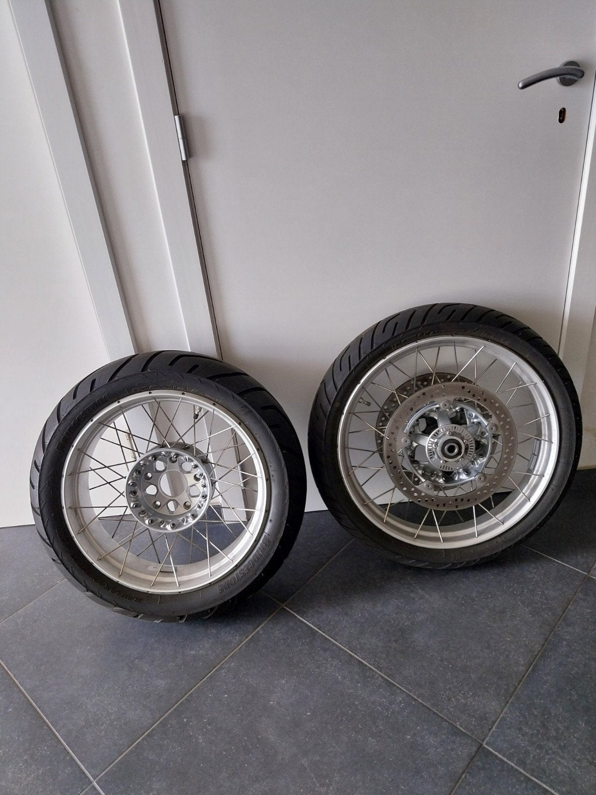 gs 1200/1250 spaakvelgen met remschijven, Motoren, Ophalen
