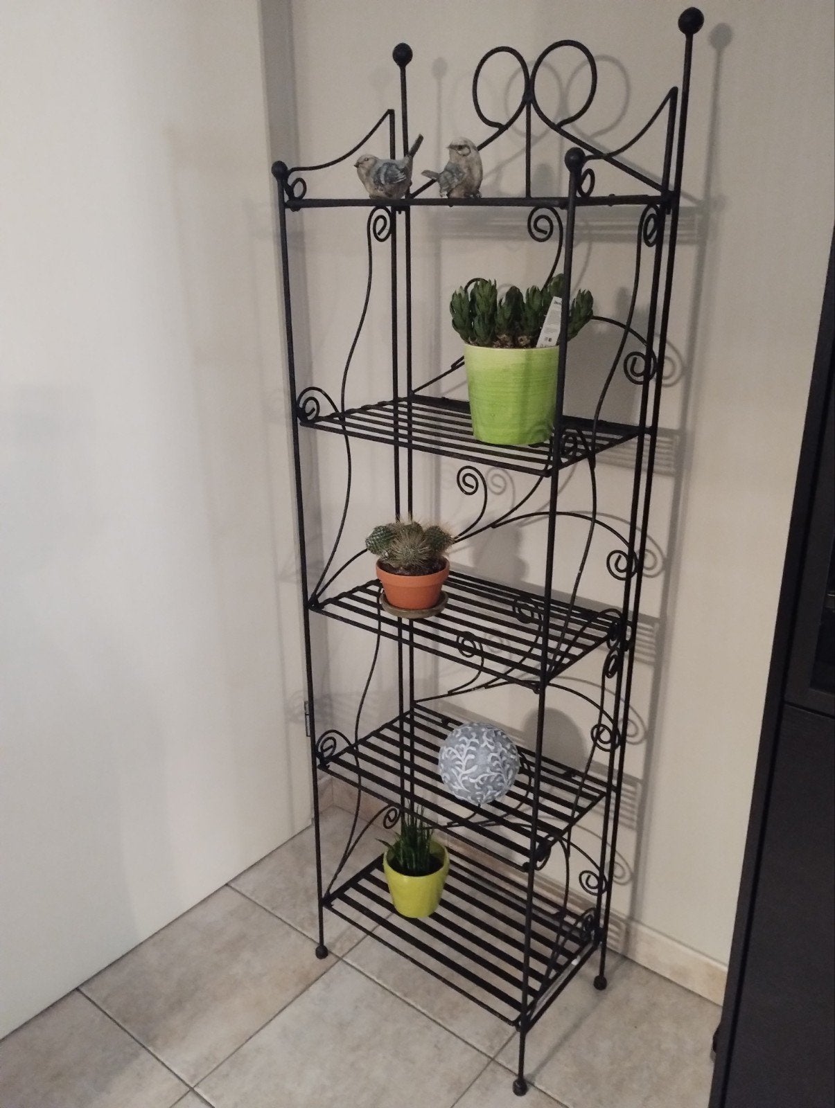 Belle et grande étagère à plantes en fonte... 1m50 de hauteu, Enlèvement