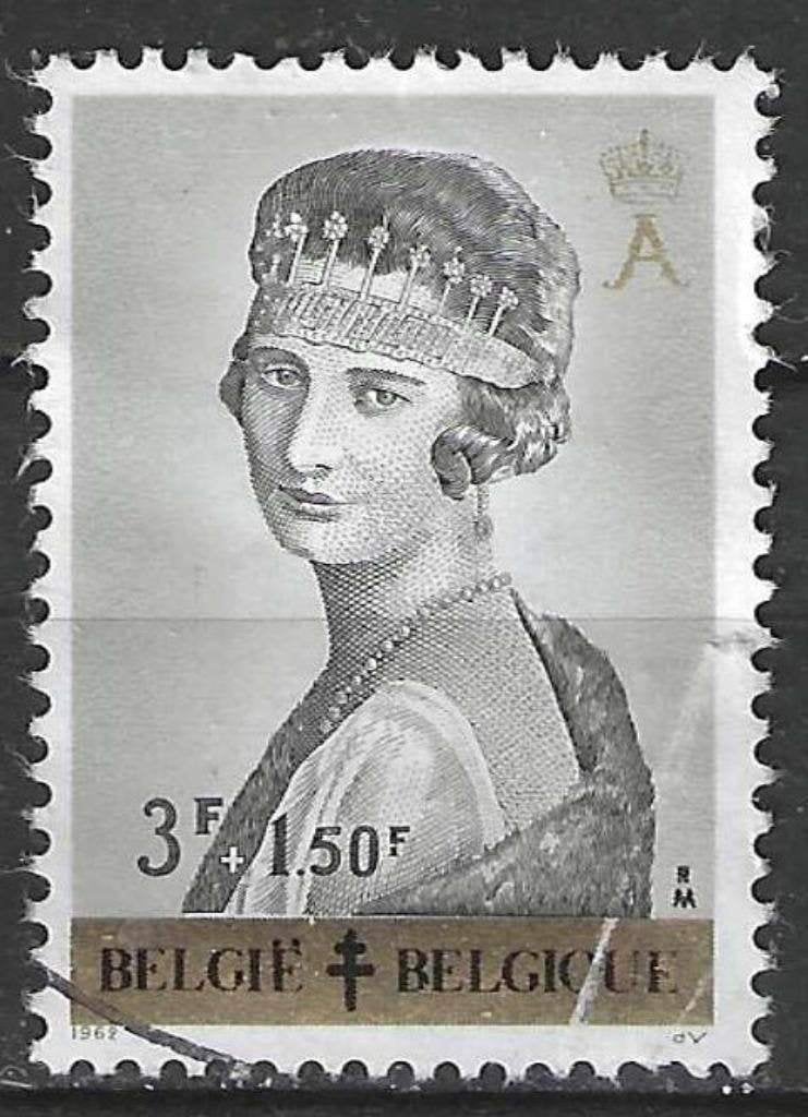 Belgique 1962 - Yvert/OBP 1237 - Reine Astrid (ST), Timbres & Monnaies, Envoi, Affranchi, Oblitéré, Maison royale