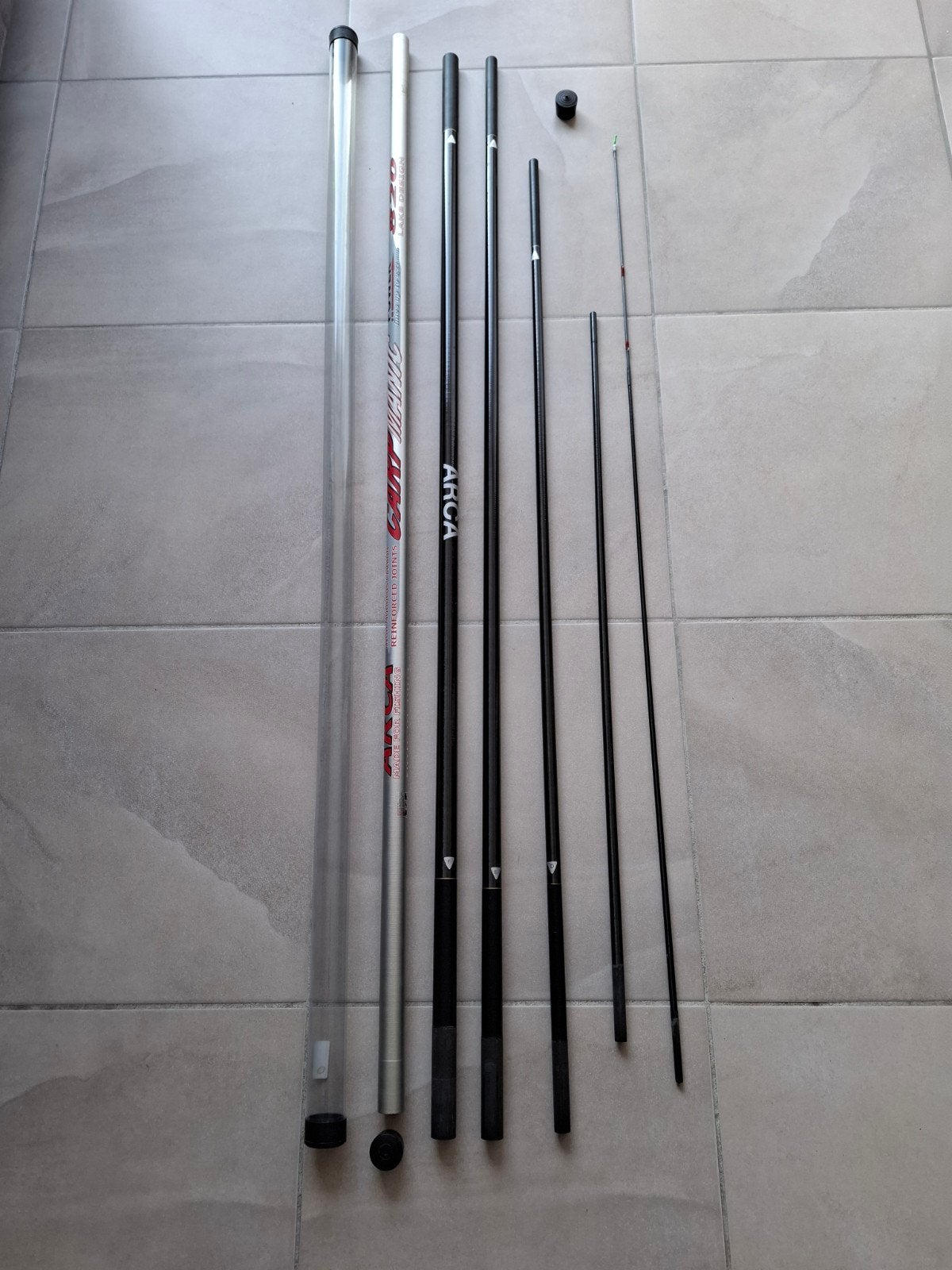 Vaste stok 8 meter, Ophalen