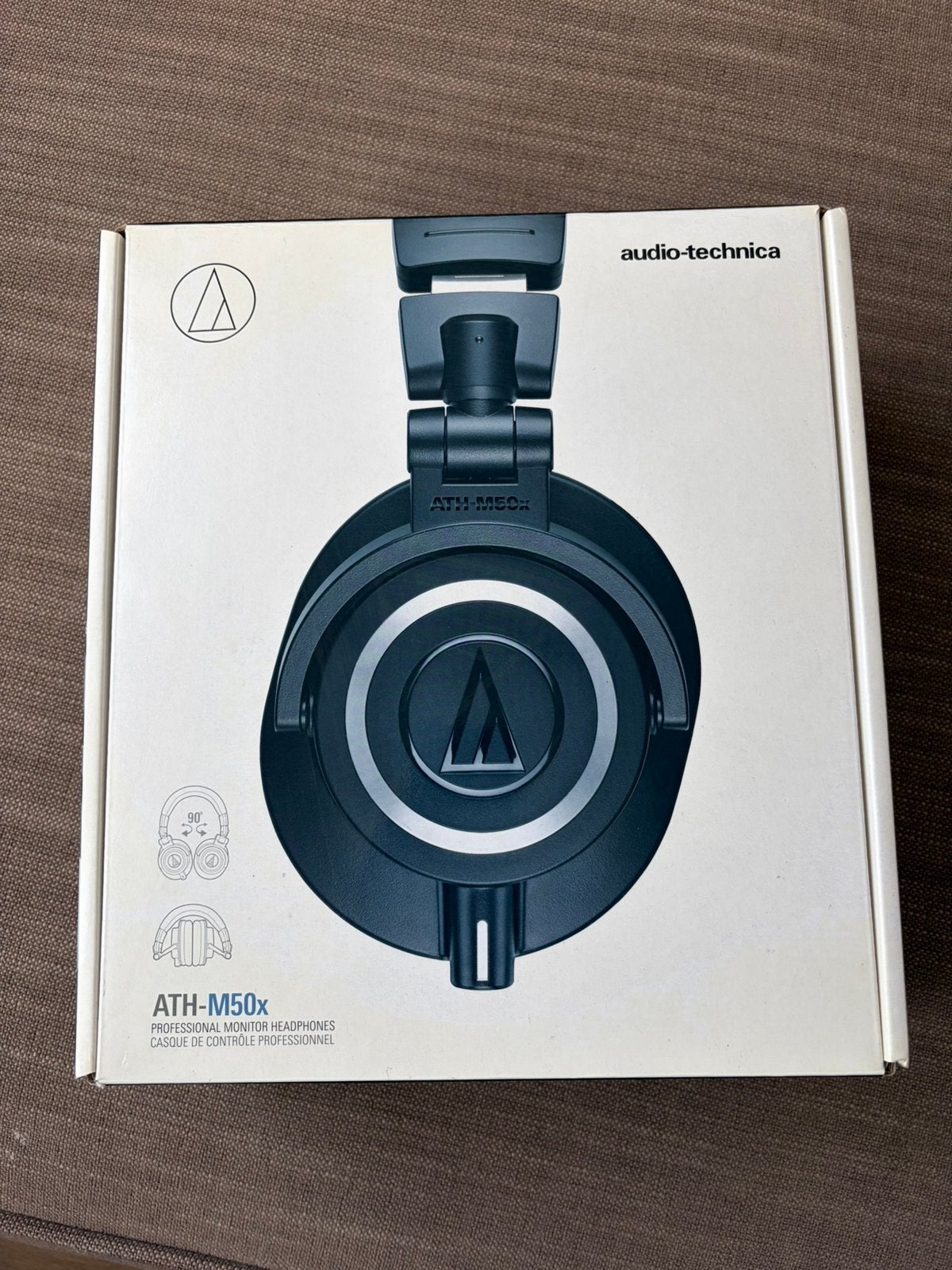 Audio-Technica ATH-M50x – professionele studiohoofdtelefoon, TV, Hi-fi & Vidéo, Sans fil, Enlèvement, Studio / DJ, Noir
