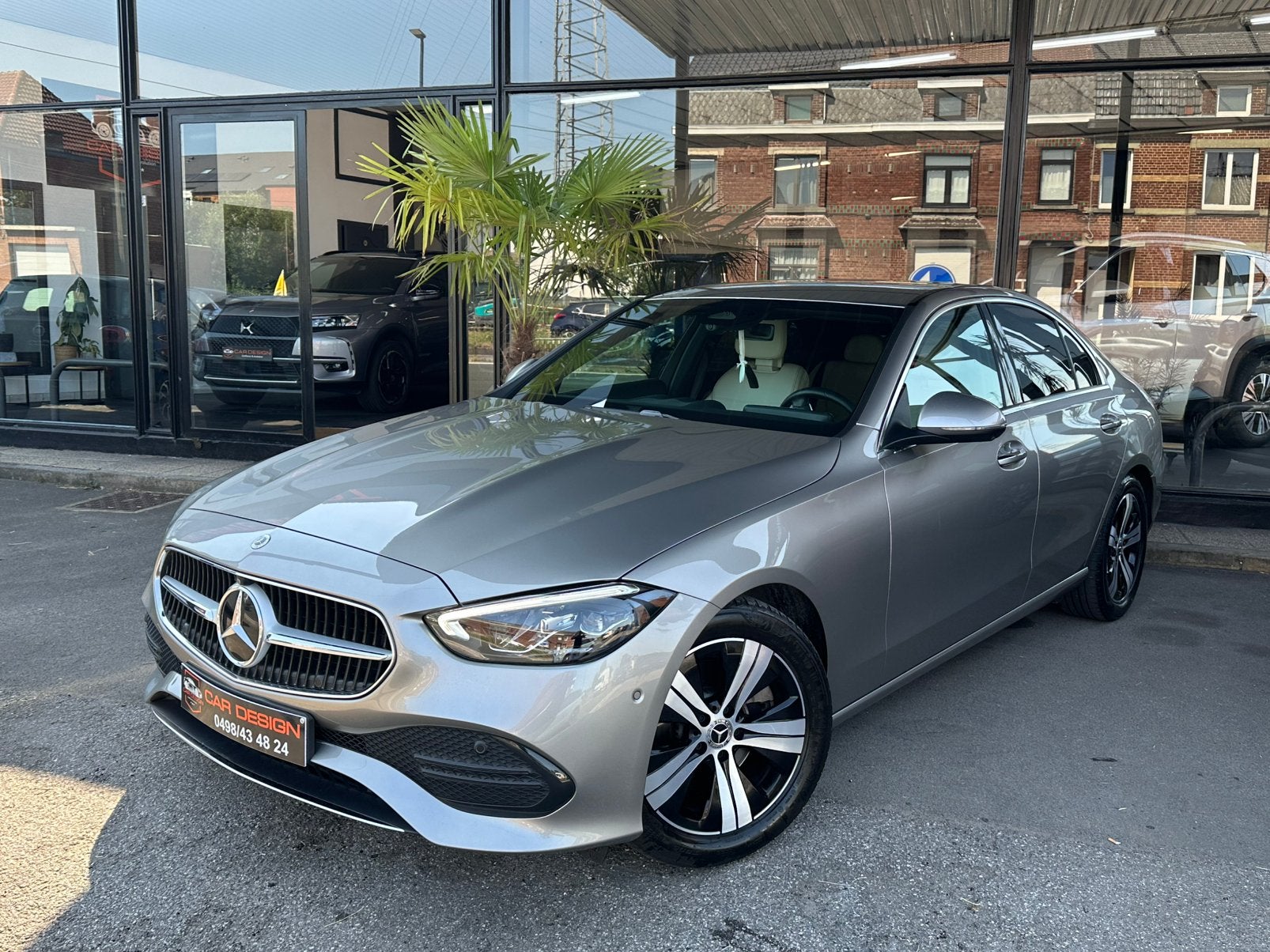 Mercedes C200d business Line / 2023 / 47.000km…, Auto's, Mercedes-Benz, Automaat, 120 kW, Bedrijf, Zilver of Grijs