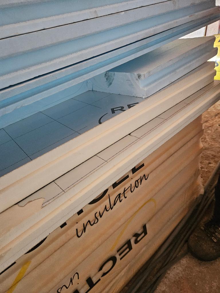Isolatie recticel silver pir 1200x600x60 MM, Ophalen, Nieuw, Hardschuim (Pir), 4 tot 8 cm