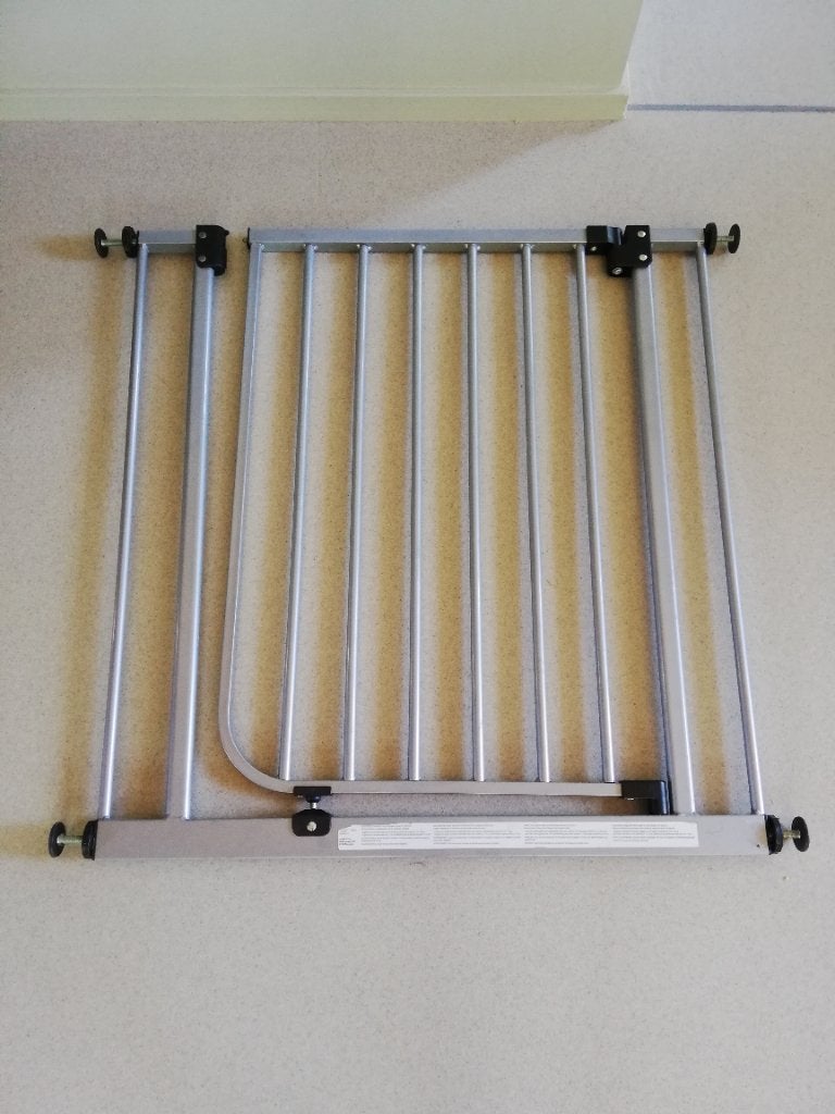 Portail, porte ou escalier pour enfants (3 pièces), Comme neuf, Enlèvement, Métal ou Fer, Clôture à vis