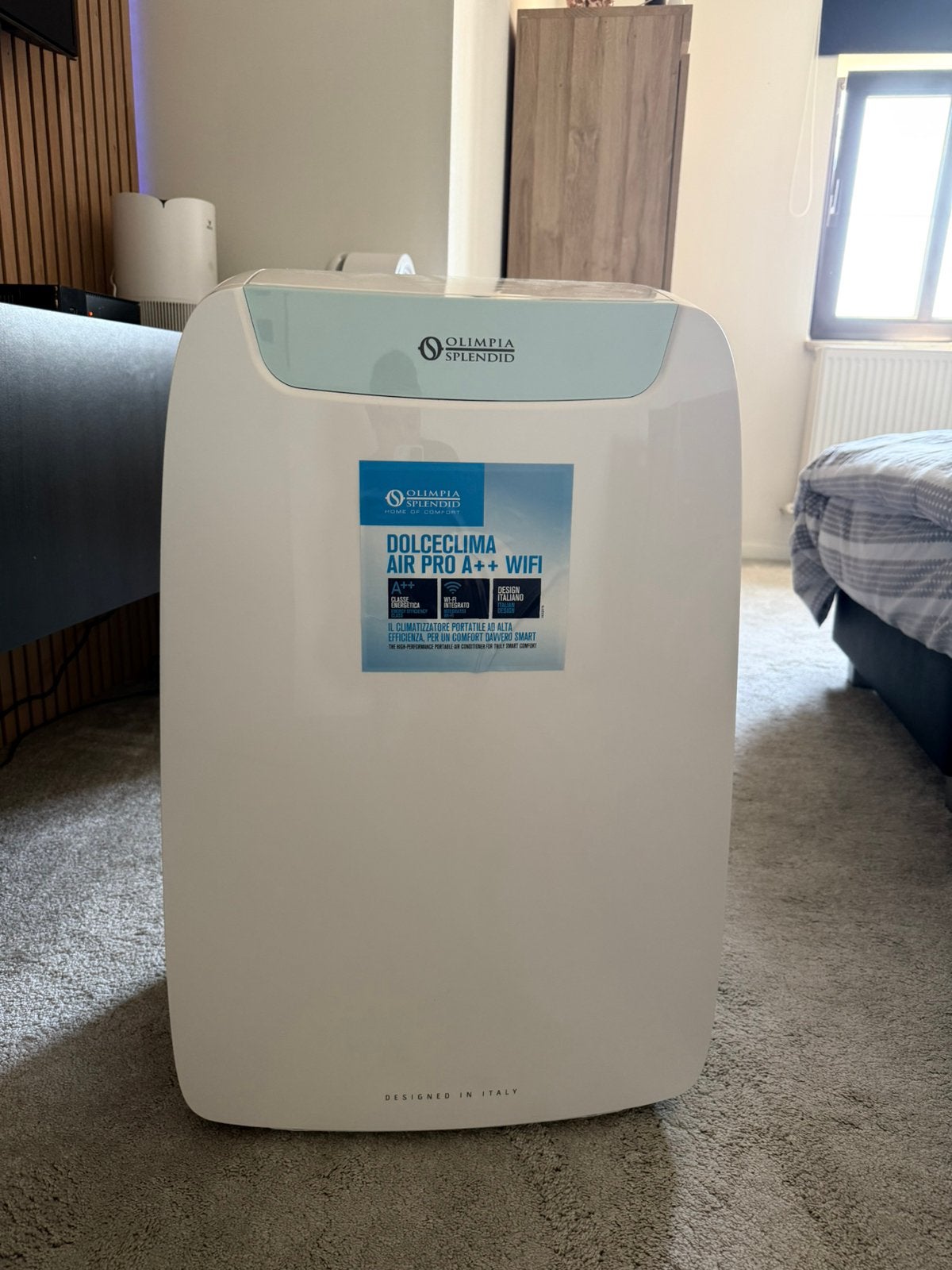 Mobiele airco nieuw, Ophalen, Nieuw, 3 snelheden of meer, Afstandsbediening