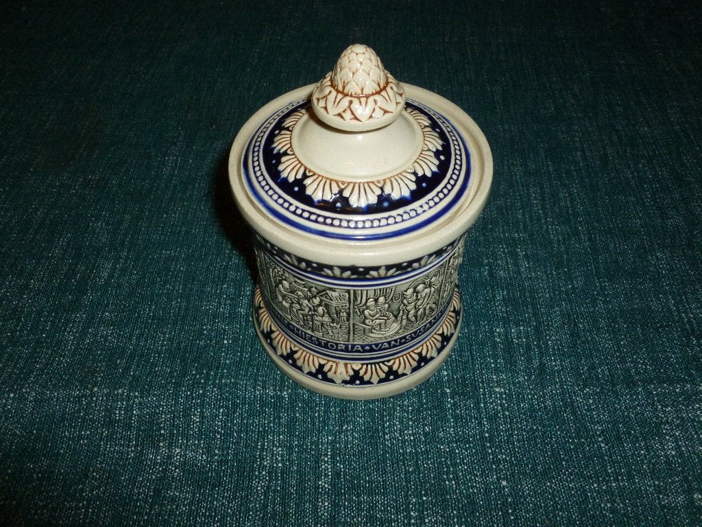 Vintage Duitse Marzi & Remy Majolica tabakspot, Ophalen of Verzenden