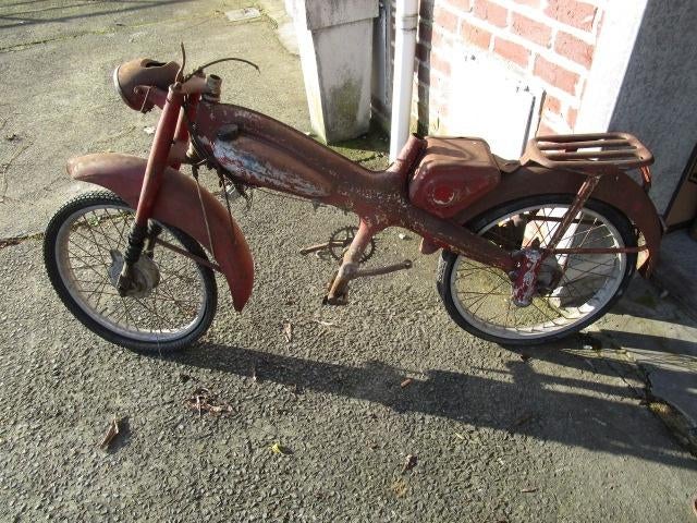 Rollend frame van Motom 48cc 4takt oldtimer bromfiets, Fietsen en Brommers, Ophalen, Gebruikt, Frame, Overige merken