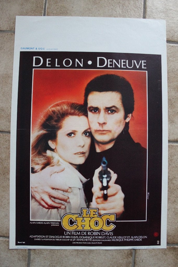 filmaffiche Alain Delon Le Choc 1982 affiche filmposter, Verzamelen, Posters, Rechthoekig Staand, Ophalen of Verzenden, Zo goed als nieuw