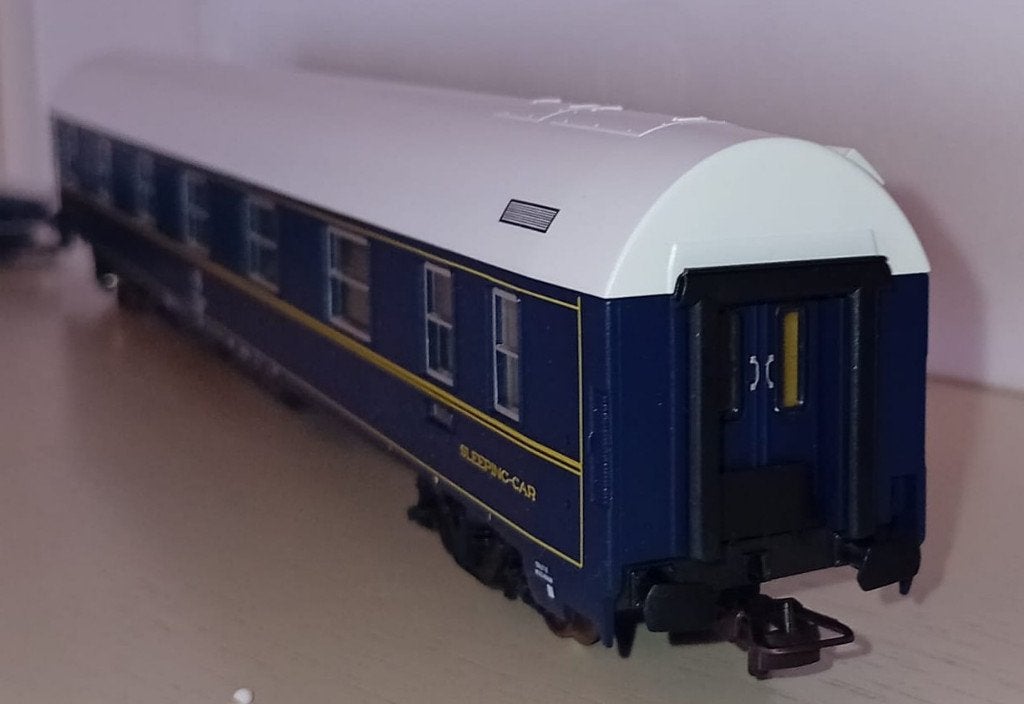 Voiture Lits Type MU des FS - Ref. 3605. - Rivarossi - HO, Collections, Trains & Trams, Envoi, Neuf, Train, Modèle réduit