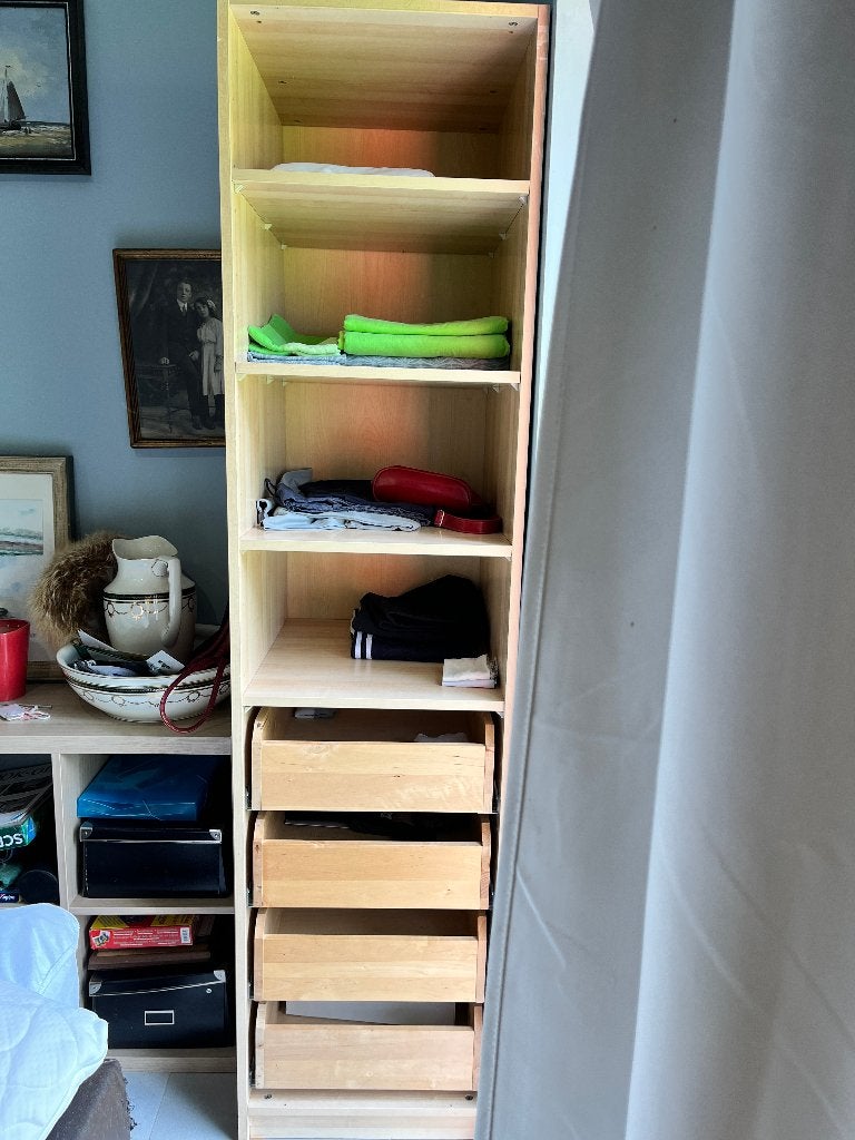Armoire à tiroirs, 25 à 50 cm, Utilisé, 50 à 100 cm, Avec tablette(s)