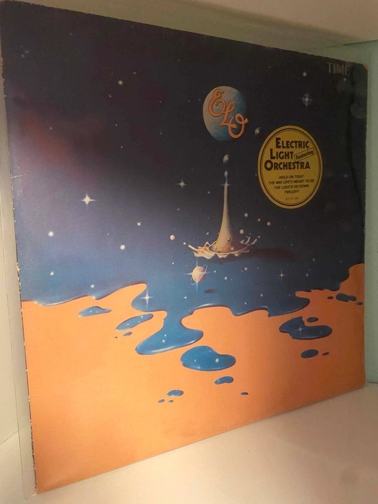 Electric Light Orchestra – Time - Europe 1981, CD & DVD, Vinyles | Rock, LP, Utilisé, Envoi, Avec pochette intérieure