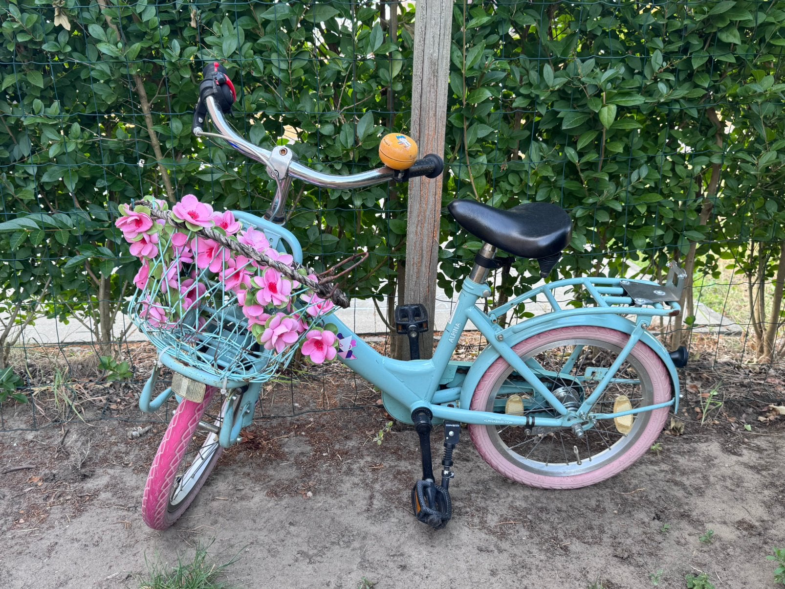 Meisjes fiets 16 inch alpina, Vélos & Vélomoteurs, Vélos | Filles, Enlèvement, Utilisé, 16 pouces, Frein à main