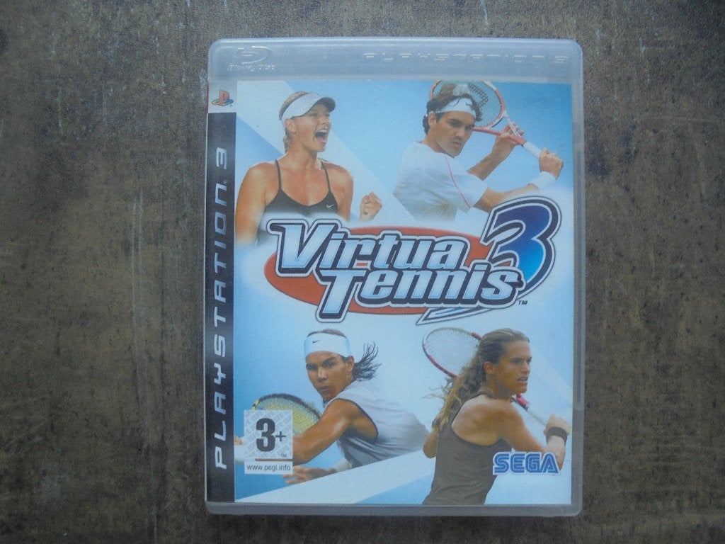 Virtua Tennis 3 voor PS3 (zie foto's), Consoles de jeu & Jeux vidéo, Enlèvement ou Envoi, Utilisé, À partir de 3 ans, 3 joueurs ou plus