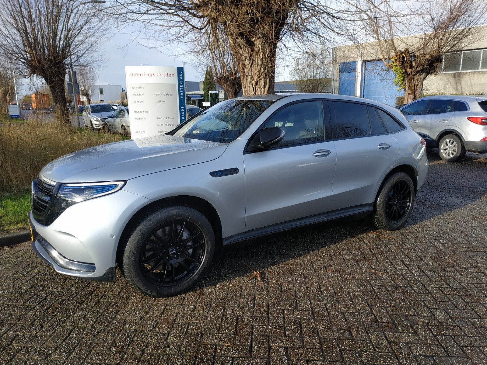 Alutec Monstr Racing Black 19inch winterset, Auto-onderdelen, Gebruikt, Banden en Velgen, Winterbanden, 235 mm