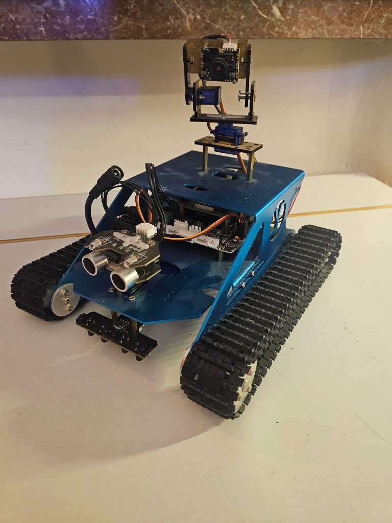 Yahboom G1 Tank — Raspberry Pi programmeerbare robot, Ophalen, Zo goed als nieuw