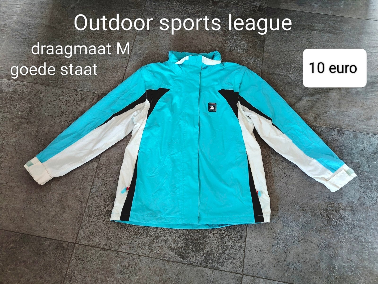 jas medium, Maat 38/40 (M), Blauw, Outdoor sports league, Ophalen of Verzenden