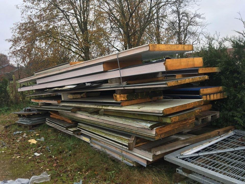 ca 100m² sandwich isolatieplaten