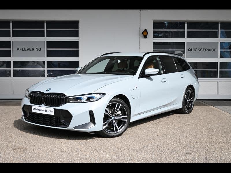 BMW 3-Serie m sport - hifi - haak - led - navi, Autos, Achat, 292 ch, 216 kW, Noir