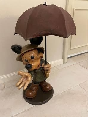 Erg zeldzaan beeld, Ophalen, Mickey Mouse, Zo goed als nieuw, Beeldje of Figuurtje