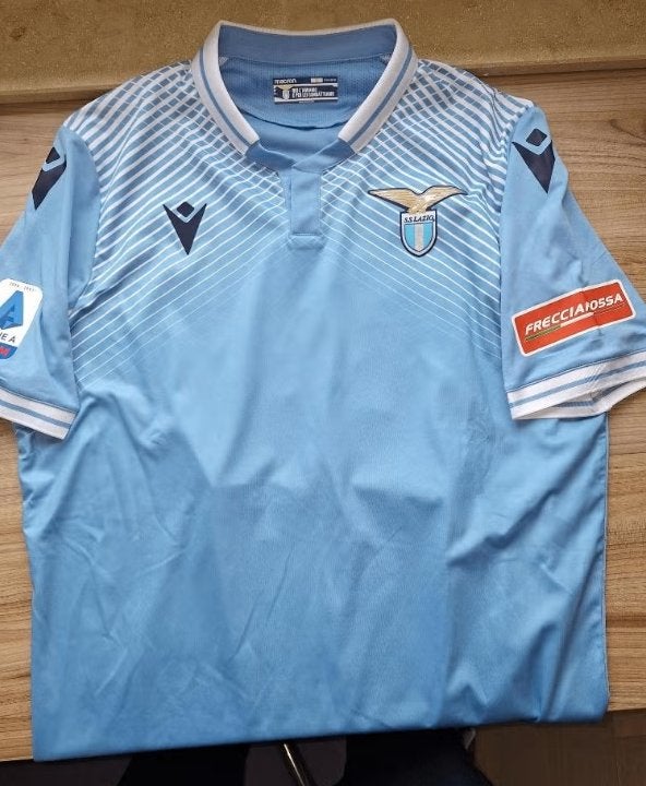 Voetbaltruitje (match worn) SS lazio, Acerbi, Maat L, Ophalen, Nieuw, Shirt