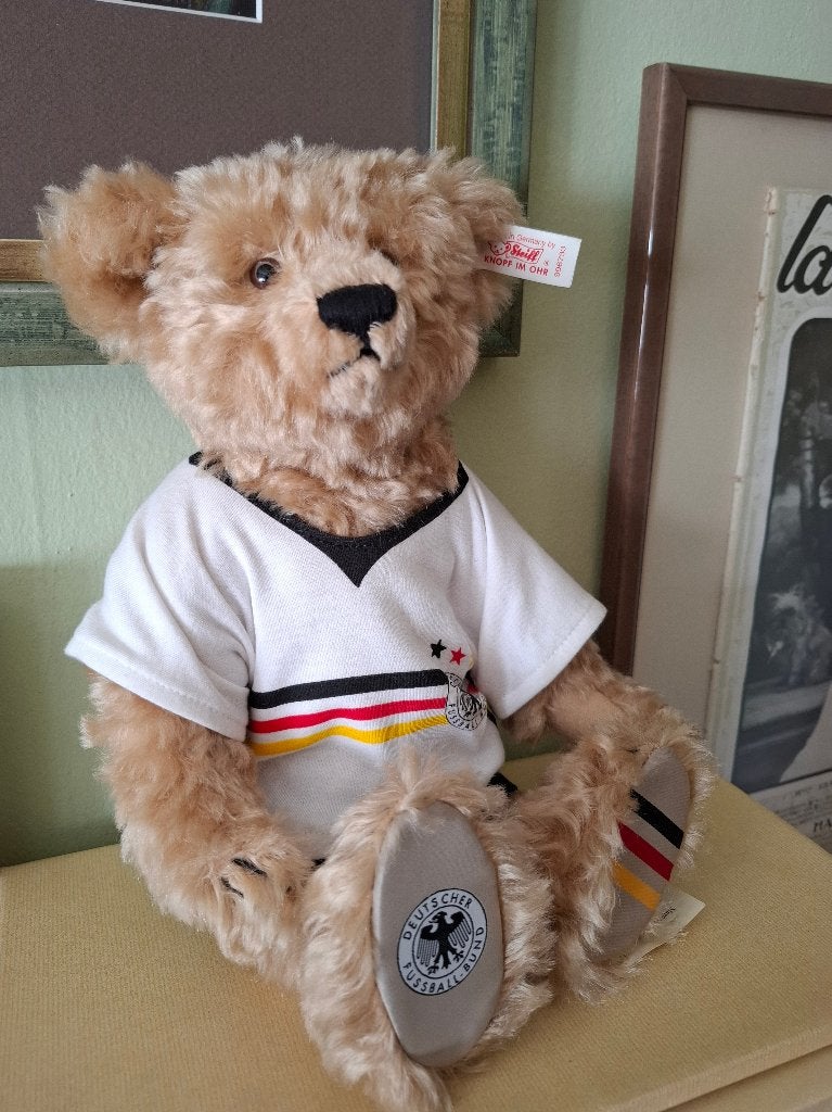 Steiff éd.limitée DFB 1998(Fédération allemande de football), Enlèvement ou Envoi, Comme neuf, Ours en tissus, Steiff