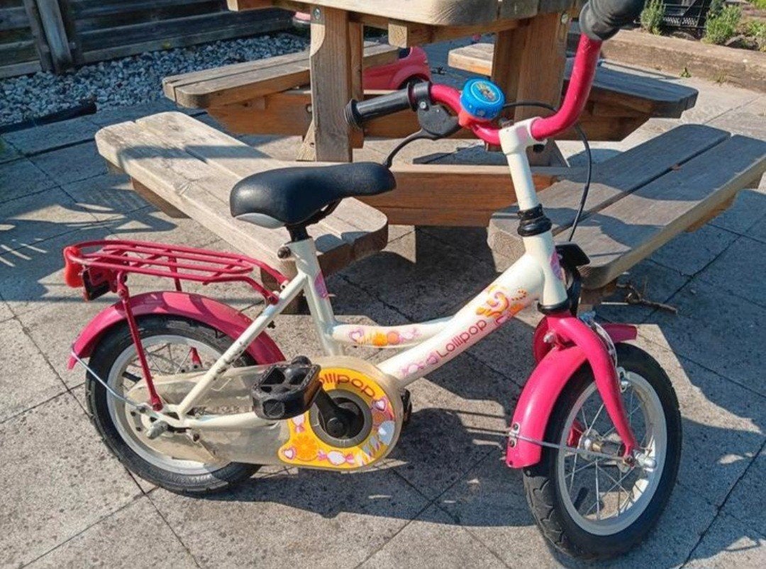 Meisjesfiets - 12,5 inch - Lollipop, Enlèvement, Utilisé, Moins de 16 pouces, Stabilisateurs