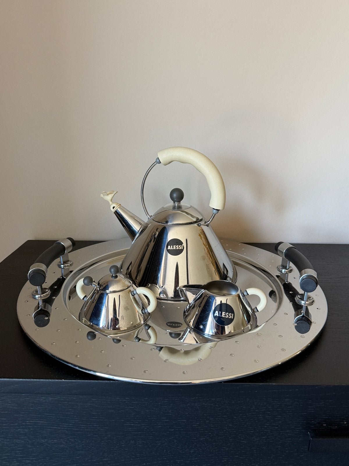 Set Alessi, Ophalen of Verzenden, Zilver, Metaal, Set