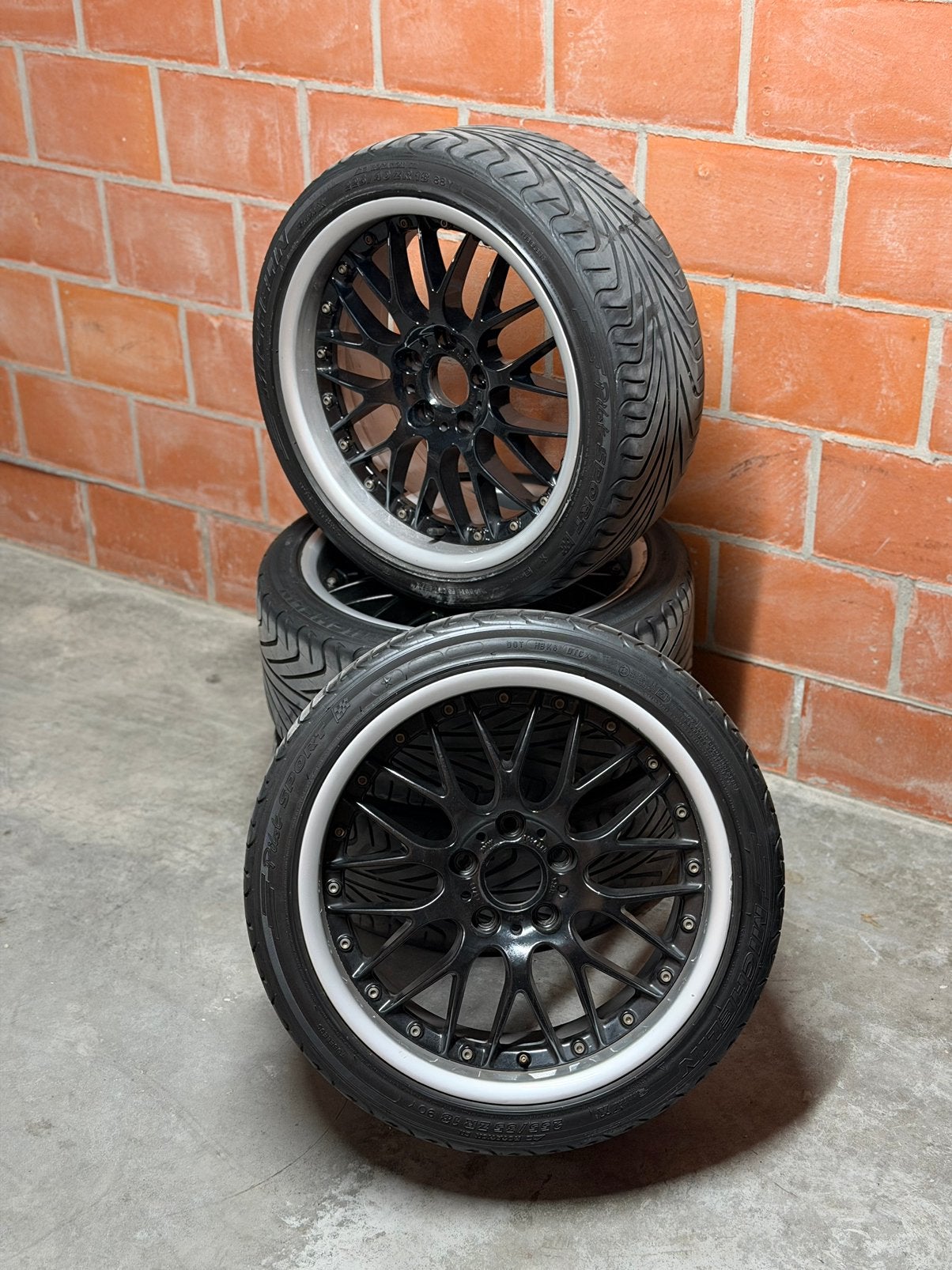 Originele BBS style 42 velgen (RS 744/745) 18”, Auto-onderdelen, Ophalen, Band(en)