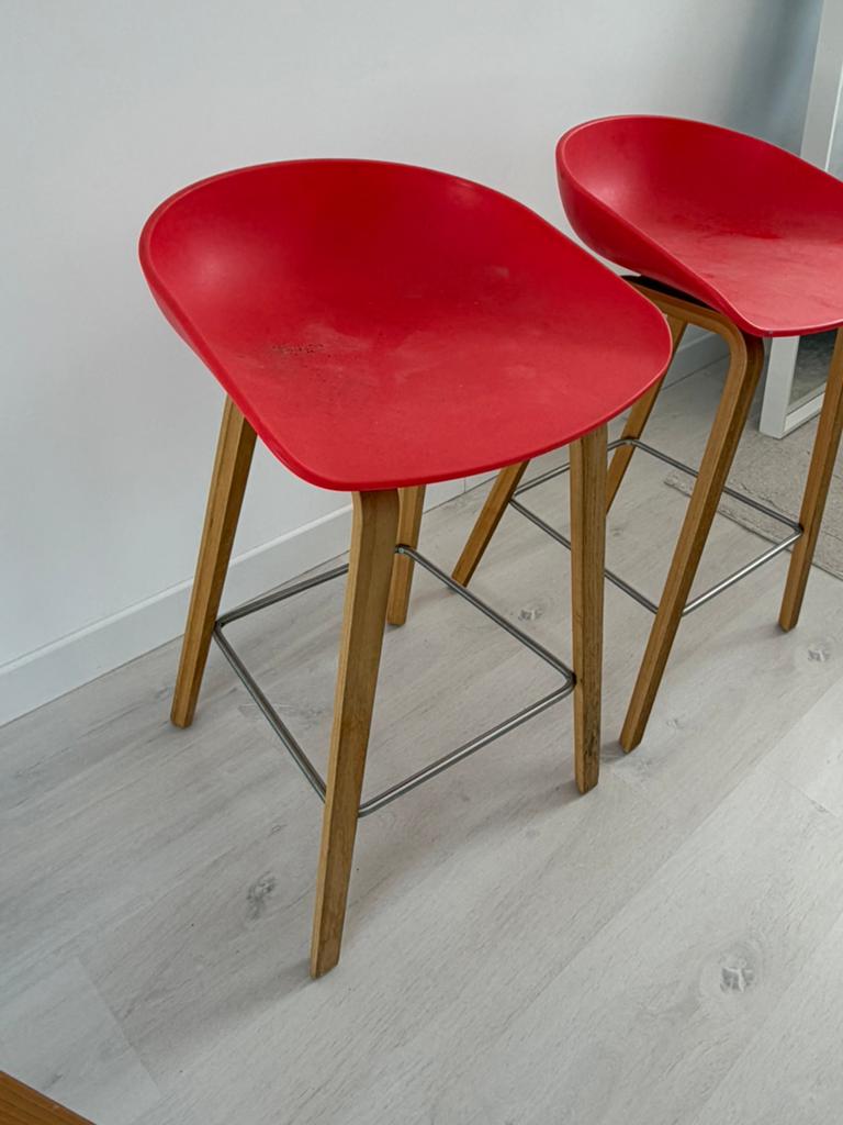 Hay barkrukken, Huis en Inrichting, Barkrukken, Ophalen, Gebruikt, 60 tot 90 cm, Hout