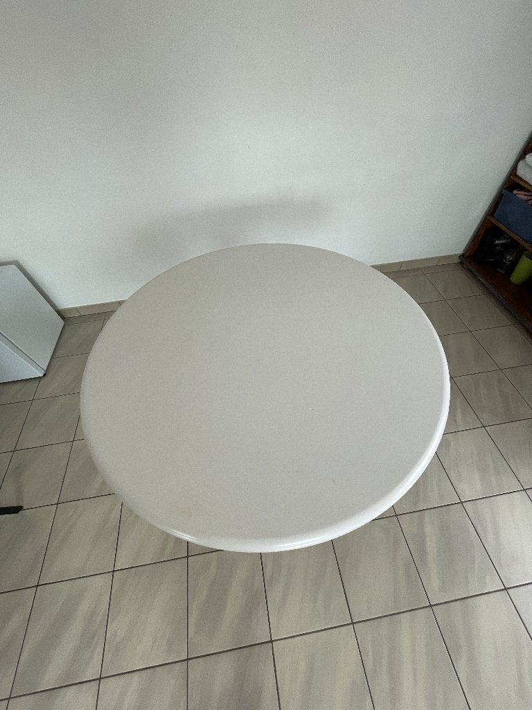 Round Wooden Dining Table, Maison & Meubles, Tables | Tables à manger, Utilisé, Quatre personnes, Rond, Enlèvement