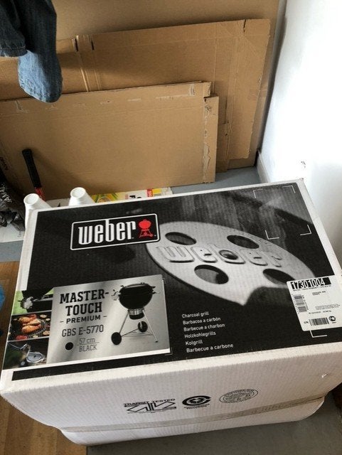 Weber Master Touch Premium GBS 57cm, Tuin en Terras, Ophalen, Nieuw, Weber